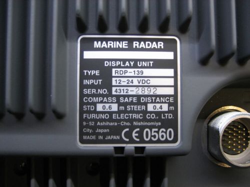 Furuno rdp-139 navnet vx1 - c-map ~ 90 day warr. - tested/rebuilt lcd