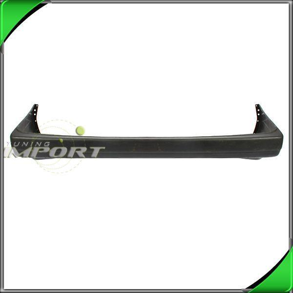 84-85 honda accord facial raw black plastic 4dr base/dx rear bumper cover new