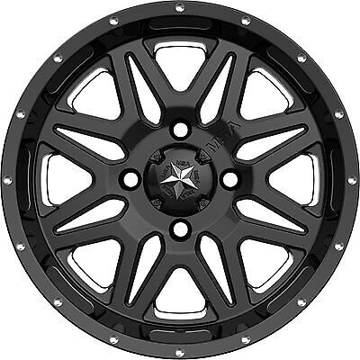 4/110 msa m26 vibe wheel 14x7 3.5 + 3.5 machined/black m26-04710m