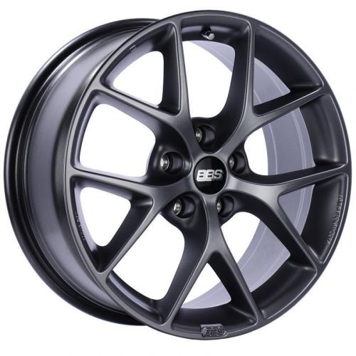 Bbs sr 18x8 5x112 et45 satin grey wheel -82mm pfs/clip required - sr016sg