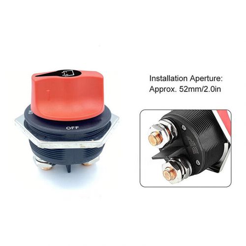 1pc 300a boat durable battery disconnect switch rv battery master power cut off