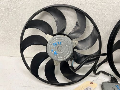 16-20 infiniti q50 3.0l right/left radiator cooling fan w/ motor set oem lot3432