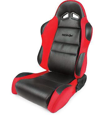 Scat sportsman racing seat - left - red vinyl/velour