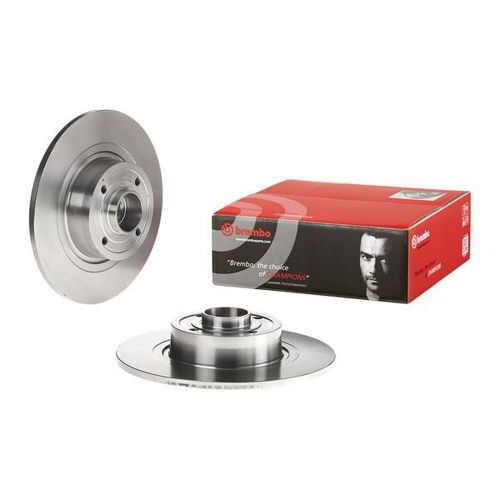 Brembo rear single solid brake disc with bearing 08.a135.17 - fits renault