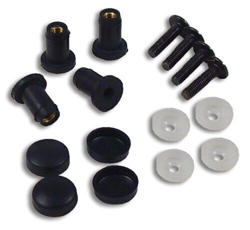 Powermadd     powermadd 14593 windshield well nut mounting kit