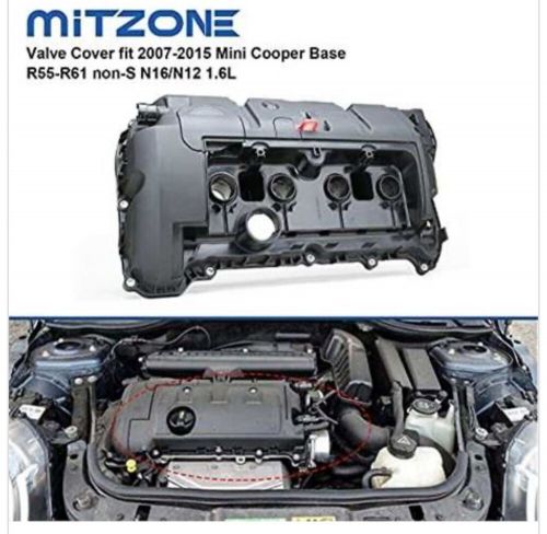 Mitzone cylinder head valve cover compatible for 2007-2015 mini cooper