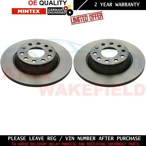 For audi a3 2.0 tdi tfsi 8p1 8pa rear mintex brake discs brake pads kit 282mm