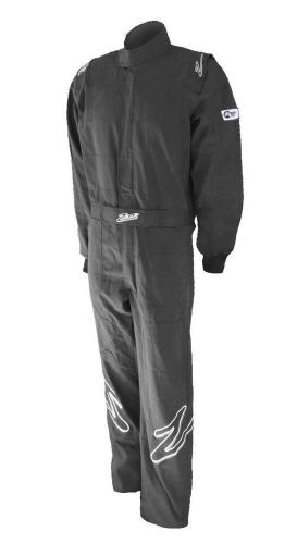 Zamp zr-10 youth race suit sfi 3.2a/1 black youth large r010003yl