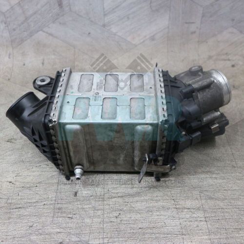 Bmw f10 m5 turbo charge air cooler passenger side left 2012 s63b44 4.4 v 7843123