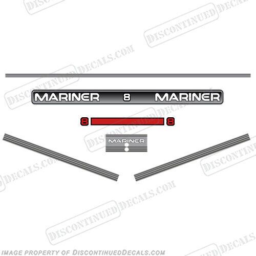 Fits mariner 1994-1996 8hp outboard decal kit