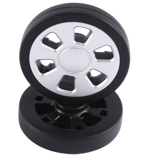 60 x 13 mm set of 2 replacement wheels for luggage rack, luggage case, pu steering wheel6381-