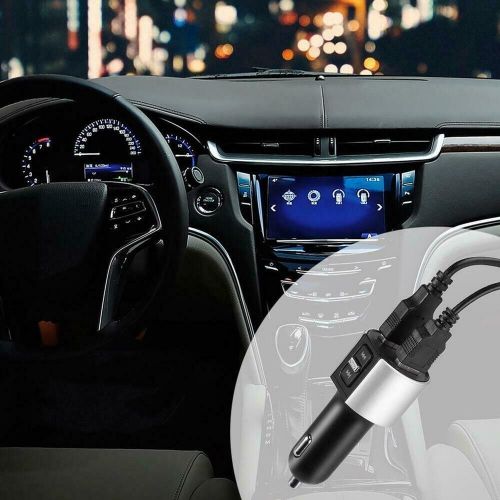 1x handsfree wireless auto fm transmitter mp3 music player adapter usb