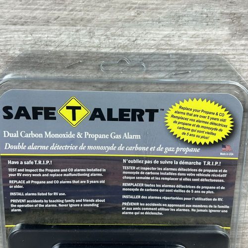 Safe-t-alert 85 series black carbon monoxide propane gas #85-741-bl new sealed