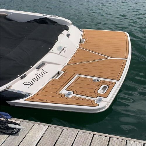 2016 chaparral vrx223 cockpit &amp; swim platform pads 1/4&#034; 6mm eva teak deck floor