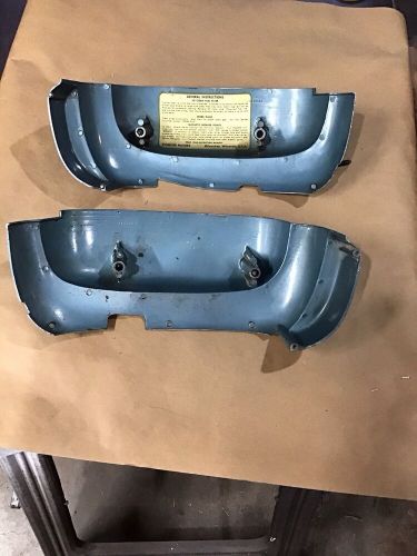 Evinrude 7.5 hp model 4443 lower cowlings. 1951-52 years.