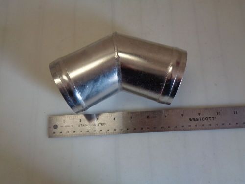 Stainless marine 3″ polished ss short radius 45° exhaust elbow 03-2111000-00