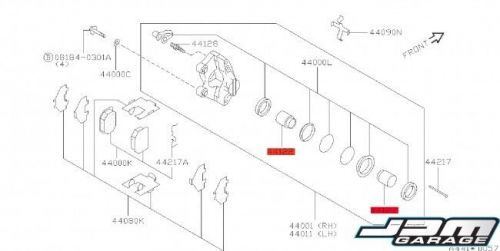 Genuine nissan rear caliper piston for fairlady z 300zx vg30dett 4412643p00