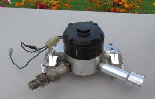 Csr electric water pump, sbf 260 289 302 351 with plate, bolt kit, outlets.