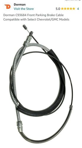 Dorman c93684 parking brake cable for select 84-87 chevrolet gmc models