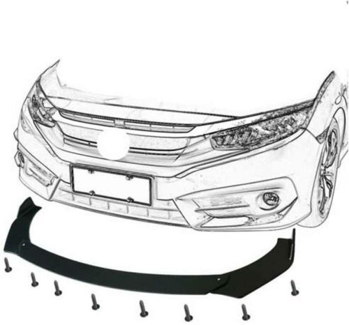 Front bumper lip spoiler splitter body kit for lexus is250 is350 black