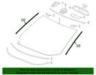 Genuine honda reveal molding 73125-t7a-003