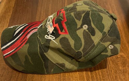 Chevrolet racing logo hat adjustable green brown camo baseball cap