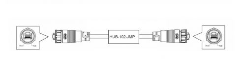 Furuno marine network cable hub-102-jmp for use with hub102 ethernet hub