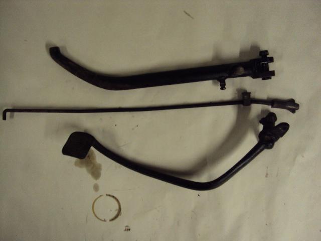 Triumph t150 trident side stand & brake pedal      7