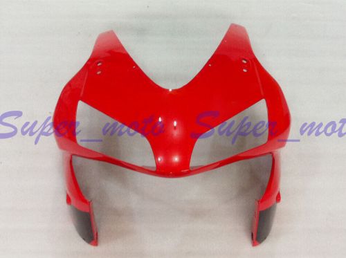 Front head fairing nose cowl for honda cbr600rr cbr600 rr f5 2003 2004 red black