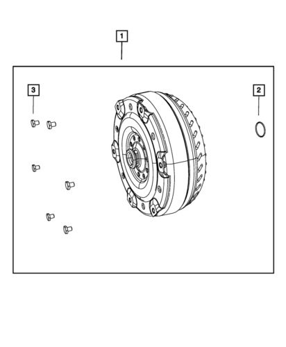 Genuine mopar torque converter kit rl109671ah