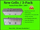 3pk - toyota prius 2004-2009 hybrid battery cell oem brand new / never used