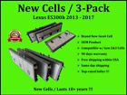 3pk - lexus es300h 2013-2017 hybrid battery cell oem brand new / never used