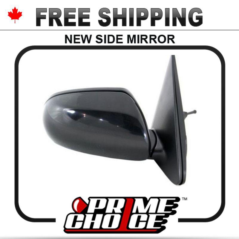 New power non heated passengers side view door mirror