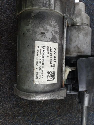 Starter motor seat leon ecotsi fr technology 2012-2020 1395cc petrol 02z911024q