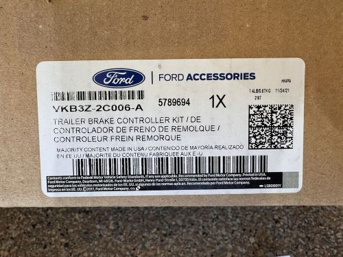 Genuine oem ford ranger trailer brake controller kit vkb3z2c006a vkb3z-2c006-a