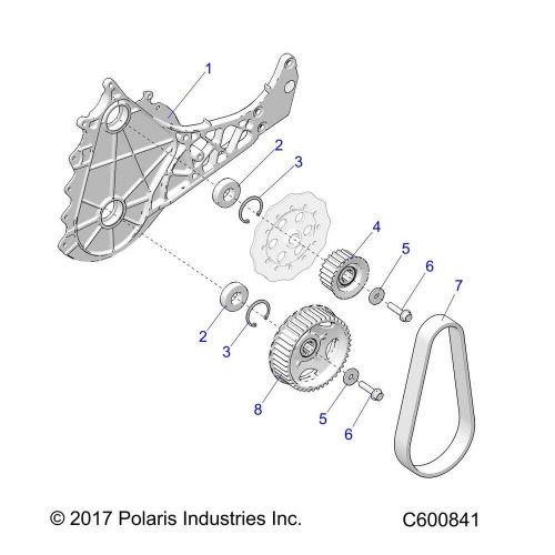 Polaris snowmobile qdt belt, for specific rmk, patriot boost, patriot 9r, pro