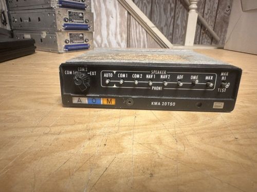 Bendix/king kma-20 audio panel and marker beacon receiver