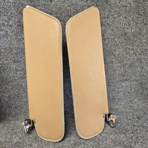 1985 ford ranger sun visors set tan vinyl oem pair left right