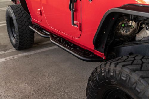 Dv8 offroad fits 07-18 jeep wrangler jk (4 door only) oe plus side steps