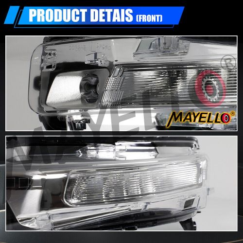 Driver side left drl turn signal for 2018-2023 ford mustang led fog light lamp