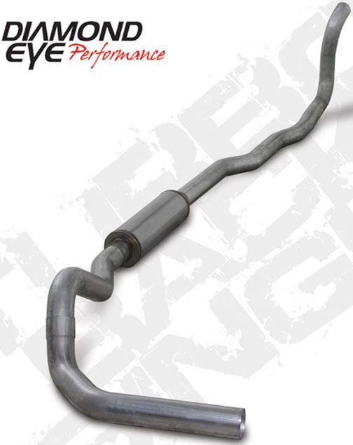 Diamond eye exhaust- 89-93 dodge 4" alum-turbo back single-4x4