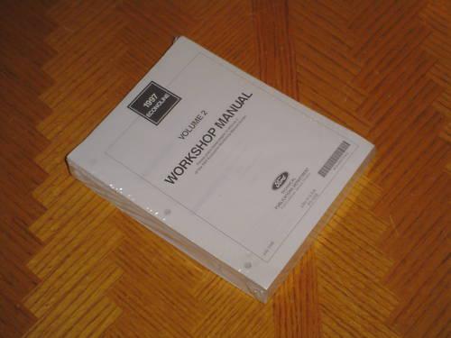 1997 ford econoline vol ii workshop/service manual