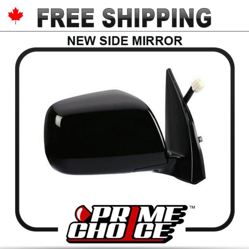 New power heated black passenger side view mirror toyota highlaner right door rh