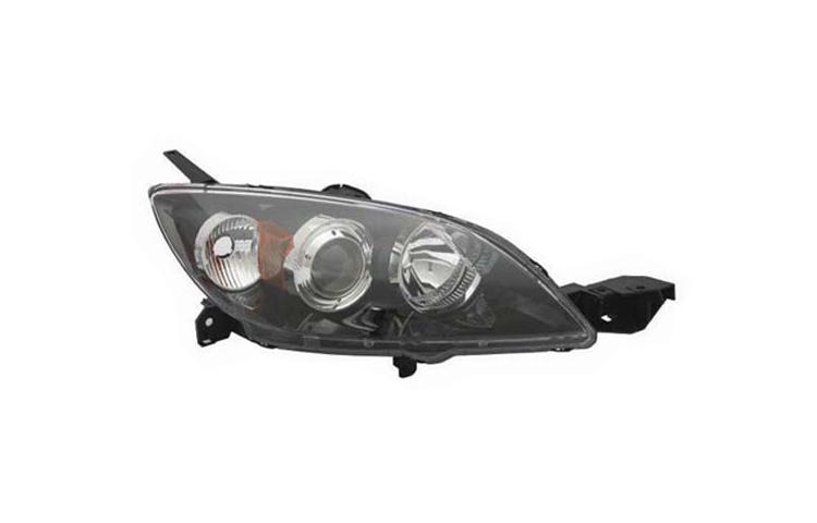 Passenger side replacement headlight hid 04-09 mazda 3 4dr hatchback bn8g51031e