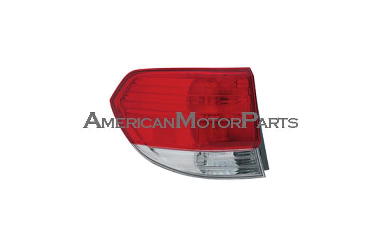 Left driver side replacement outer tail light 08-10 honda odyssey 33551shja51