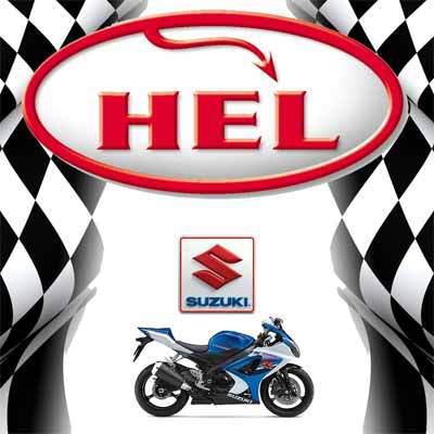 Suzuki gsxr1000 hel front steel braided brake lines lifetime warranty gsxr 1000 