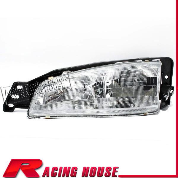 Driver side head light lamp left 1992-95 pontiac grand am replacement clear len