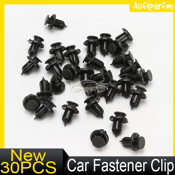 30 x push type rivet fastener bumper mud flaps clips for honda element 2003-2010