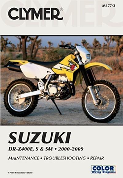 2000-2009 suzuki drz400 drz 400 clymer repair manual