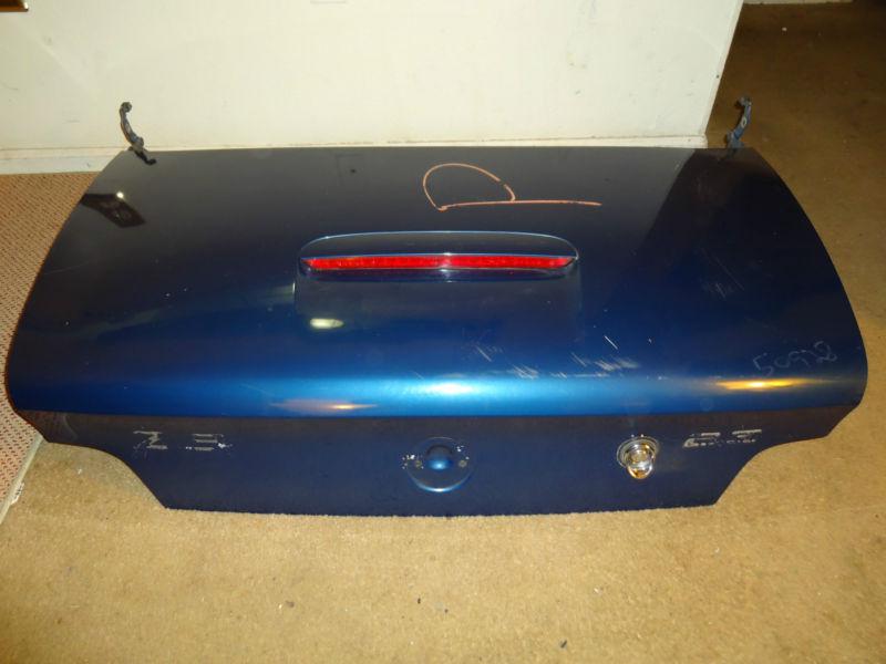 2000 bmw z3 factory oem trunk lid with hinges and latch blue 99 00 01